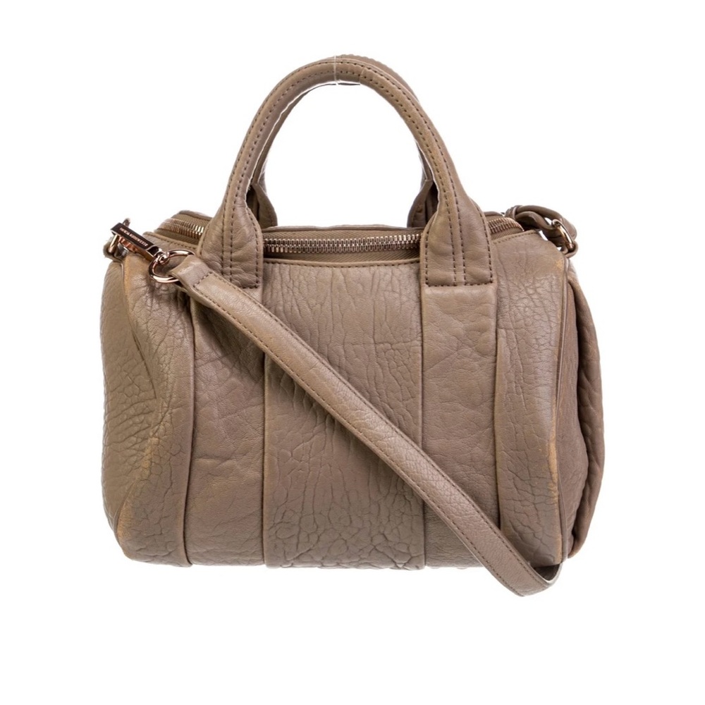 Alexander Wang Small Rockie Rose Gold Hardware Pebbled Leather